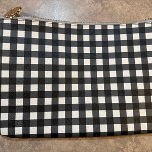 Stoney Clover Original Gingham Black and White Flat Pouch
